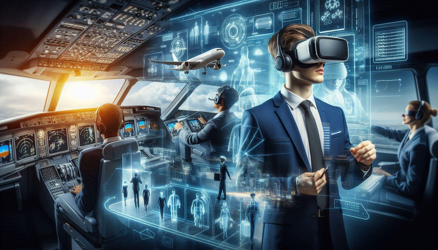 Augmented Reality (AR) and Virtual Reality (VR) in Pilot and Cabin Crew Training